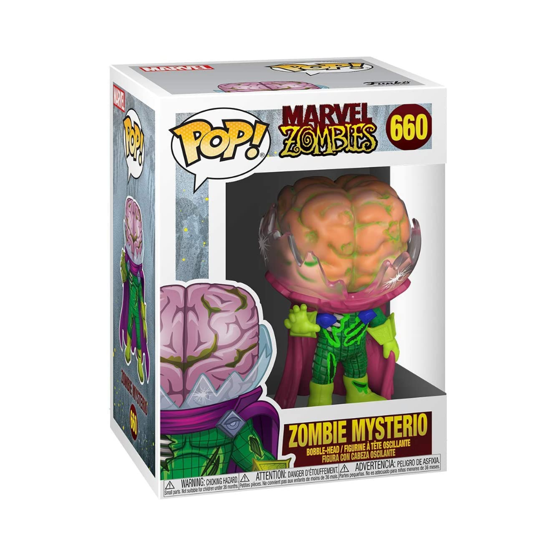 Funko Pop 660 Marvel Zombies Zombie Mysterio Bobble Head for sale online 